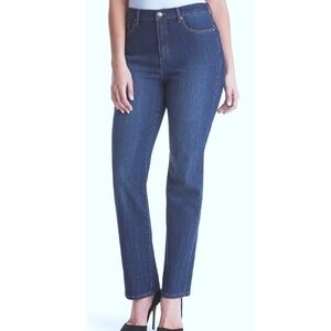 NWT Gloria Vanderbilt Amanda High Rise Tapered Phoenix Wash Jeans Petite 12